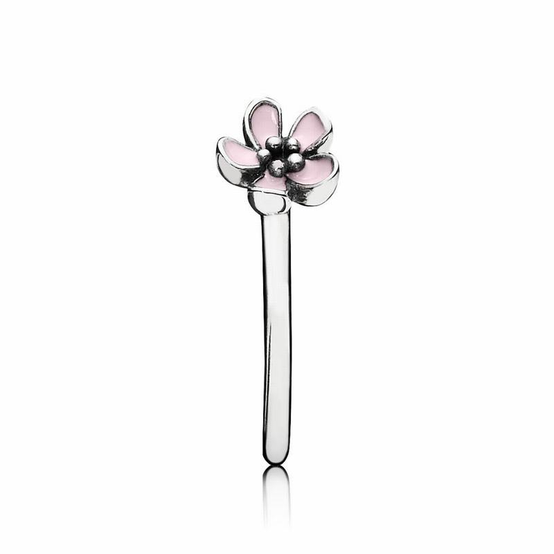 Pandora Cherry Blossom Stackable Ring NZ, Sterling Silver (326158-GRT)